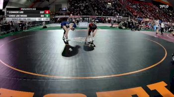 3A 120 lbs Champ. Round 1 - Ches Lee Webb, Ririe vs Connor Lee, Soda Springs