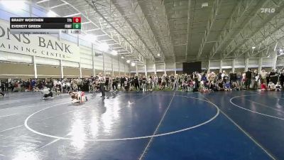90 lbs Cons. Round 3 - Brady Worthen, Team Pride Academy vs Everett Green, South Summit Wrestling Club