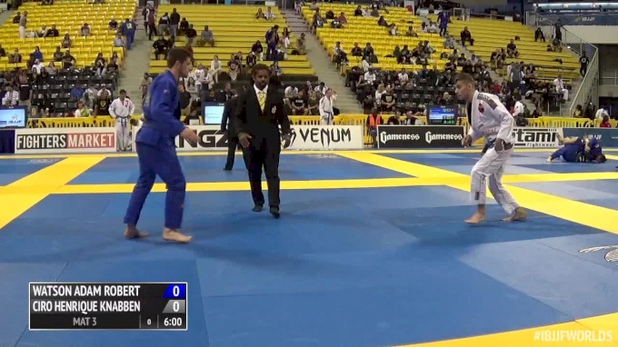 Watson Adam Robert vs Ciro Henrique Knabben IBJJF 2016 Worlds