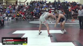 150 lbs Cons. Round 3 - Kale Leymaster, Xavier, Cedar Rapids vs Jax Shekleton, NH/TV