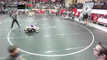 144 lbs Cons. Round 5 - Boone Bowman, Blackfoot vs Colt Thompson, Snake River