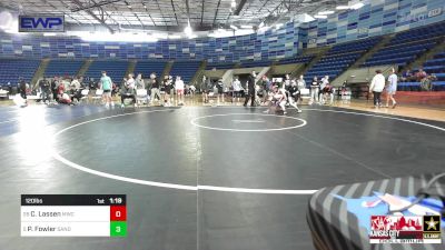 120 lbs Round Of 32 - Creighten Lassen, MWC Wrestling Academy, NE vs Perry Fowler, Sanderson Wrestling Academy