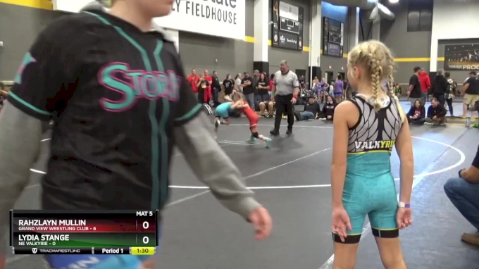 52 lbs Round 2 (4 Team) - Rahzlayn Mullin, Grand View Wrestling Club vs ...