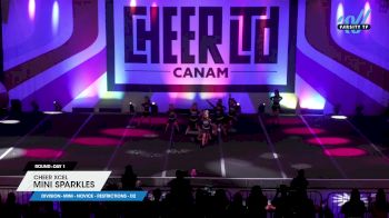 Cheer Xcel - Mini Sparkles [2025 L1 Mini - Novice - Restrictions - D2 Day 1] 2025 CANAM Grand Nationals