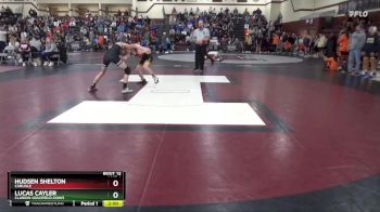 113 lbs Round 1 - Hudsen Shelton, Carlisle vs Lucas Cayler, Clarion-Goldfield-Dows