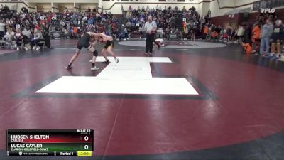 113 lbs Round 1 - Hudsen Shelton, Carlisle vs Lucas Cayler, Clarion-Goldfield-Dows