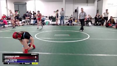 101 lbs Round 5 (6 Team) - Anne Porter, So Cal Hammers vs Savannah Kerr, Mat Assassins