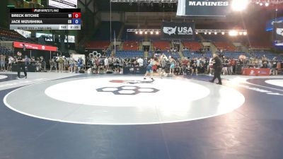 150 lbs Champ. Rd Of 128 - Breck Ritchie, Wisconsin vs Jace Mizushima, Colorado