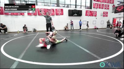 49 lbs Quarterfinal - Rhiller Ellison, F-5 Grappling vs Miles Steiner, Standfast