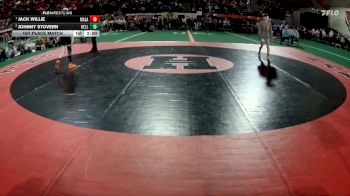 3A 106 lbs 1st Place Match - Jack Willie, Malad vs Johnny Stovern, Kellogg