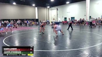 215 lbs Round 3 (16 Team) - Kaden Lambert, Indiana Smackdown Gold vs Cooper Stokebrand, Nebraska Green Machine (Dev B)