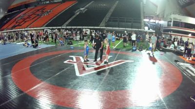 85 lbs Champ. Round 2 - Titan Richards, Idaho vs Lukas Jauregui, California