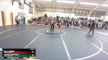114 lbs Champ. Round 2 - Sophia Pappadia, Mica Mountain vs Ella Ferrin, Red Mountain