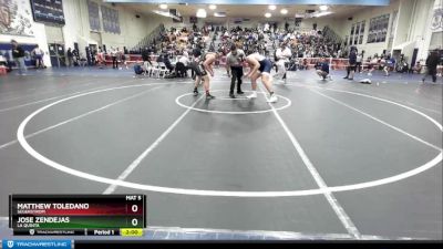 220 lbs Champ. Round 2 - Jose Zendejas, La Quinta vs Matthew Toledano, Segerstrom