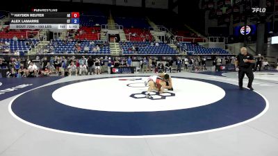 150 lbs Cons. Sub-rd Of 32 - Hayden Reuter, AK vs Alex Lamarre, CT