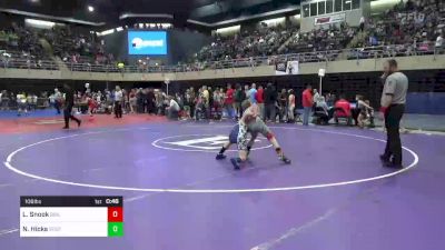 108 lbs Round Of 16 - Liam Snook, Boiling Springs, PA vs Noah Hicks, South Williamsport, PA