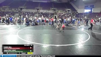 56 lbs Cons. Round 2 - Preston Lowy, Grandview Wolves Wrestling Club vs Cade Hill, Black Fox Wrestling Academy