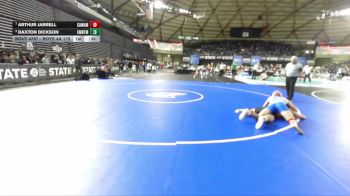 Boys 4A 175 lbs Cons. Round 5 - Daxton Dickson, Eastmont vs Arthur Jarrell, Camas
