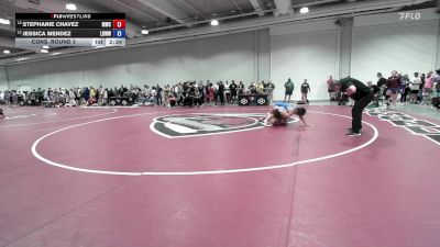 Senior Women Freestyle FS - 65 lbs Cons. Round 3 - Stephanie Chavez, Menlo Wrestling Club vs Jessica Mendez, Lady Devils Women's Wrestling Club