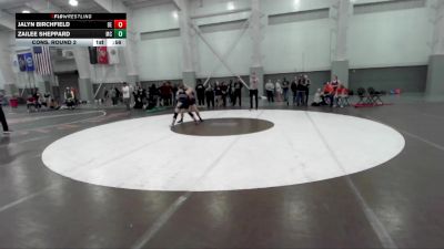 140 lbs Cons. Round 2 - Zailee Sheppard, Mountain Crest vs Jalyn Birchfield, Box Elder