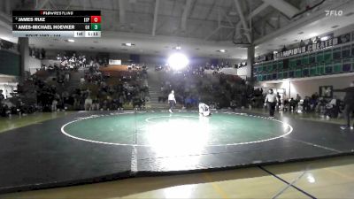 144 lbs 1st Place Match - Ames-Michael Hoevker, Granite Hills vs James Ruiz, Esperanza