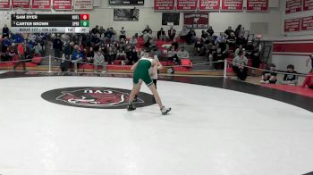 106 lbs Consi Of 4 - Sam Dyer, Rutland vs Carter Brown, Springfield