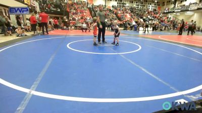 46 lbs Round Of 16 - Cutler Gilstrap, Viking Wrestling Club vs Emerson Baggett, Beggs Youth Wrestling Program