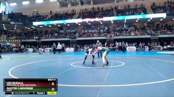 112 lbs Quarterfinal - Paxton Lawhorne, Delta vs Leo Bukala, Redington Sr. Jr/Sr High School