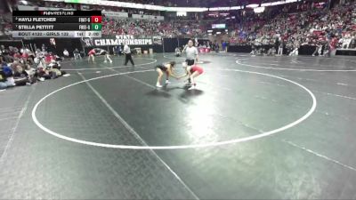 Girls 132 lbs Quarterfinal - Stella Pettitt, Freedom Girls vs Hayli Fletcher, Fort Atkinson-Girls