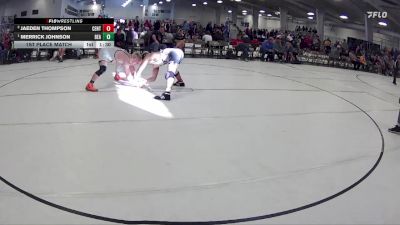 198 lbs 1st Place Match - Merrick Johnson, Beatrice vs Jaeden Thompson, Norfolk Wrestling Club