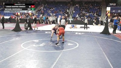 120 lbs Round Of 32 - Josiah Martins Semedo, New Bedford vs Michael Mortarelli, Natick