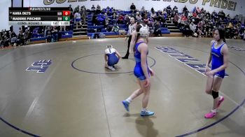 130 lbs Cons. Round 3 - Kara Dilts, Kiski Area Hs vs Maddee Fischer, Seneca Valley Hs