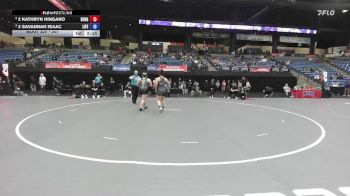 207 lbs Semifinal - 3 Savannah Isaac, Life vs 2 Kathryn Hingano, Southern Oregon