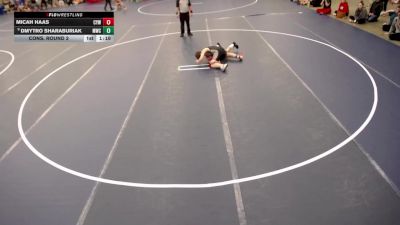 12U - 135 lbs Cons. Round 2 - Micah Haas, Centennial Youth Wrestling vs Dmytro Sharaburiak, MWC