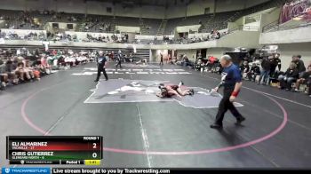 106 lbs Round 1 (4 Team) - Eli Almarinez, Vacaville vs Chris Gutierrez, Glenbard North