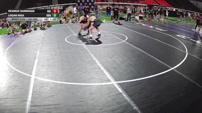 157 lbs Champ. Rd Of 16 - Seamus Hannegan, California vs Logan Riga, Oregon
