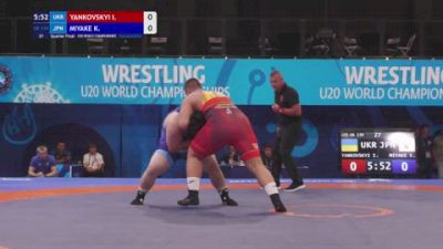 130 kg 1/4 Final - Ivan Yankovskyi, Ukraine vs Kosei Miyake, Japan