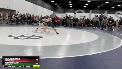 70 lbs Round 1 (6 Team) - Tony Distasio, Olympia vs Waylon Norris, Team Batty