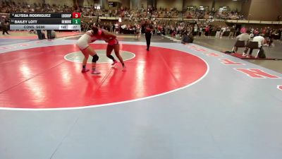 135 lbs Cons. Semi - Bailey Lott, Fort Worth Benbrook vs Alyssa Rodriguez, Lubbock Cooper