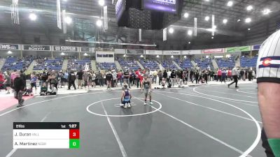 81 lbs Quarterfinal - Jaxyn Duran, Valley Bad Boys vs Angelo Martinez, Nebraska Wr Ac