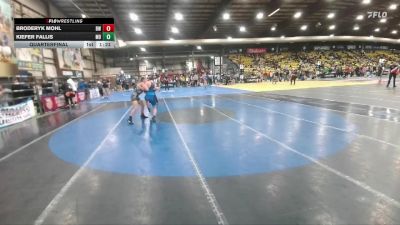 150 lbs Quarterfinal - Kiefer Fallis, Montana Disciples vs Broderyk Mohl, Beulah Wrestling