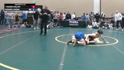 106 lbs Champ. Rd Of 16 - Hunter Phillips vs Anthony Lopera, Ruthless Wrestling Club