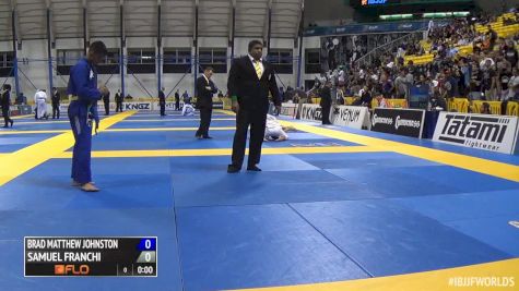 Brad Johnston vs Gabriel Gaudio IBJJF 2016 Worlds