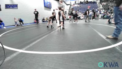 46 lbs Rr Rnd 5 - Andrew Baker, Mustang Bronco Wrestling Club vs Carsyn Holcomb, Tecumseh Youth Wrestling