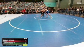 215 lbs Cons. Round 2 - Jackson McLean, West Park High School vs Nokian Jackson, Madras