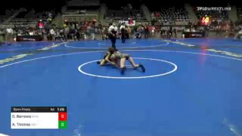 83 lbs Semifinal - Derek Barrows, Bear Cave vs Aydan Thomas, Southlake WC