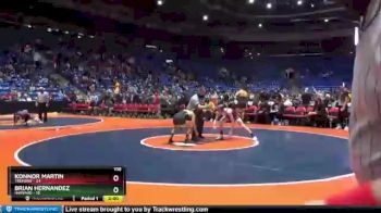 106 lbs Semis & 1st Wrestleback (8 Team) - Konnor Martin, Tremont vs Brian Hernandez, Harvard