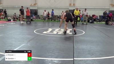 171-E lbs Consi Of 16 #1 - Jacob Chovan, OH vs Mason Gordon, PA