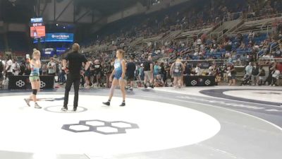 130 lbs Champ. Rd Of 64 - Anna Krizan, Wisconsin vs Payton Hinkle, Pennsylvania