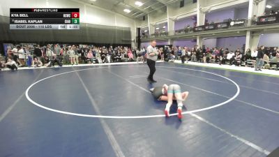 115 lbs Champ. Rd Of 32 - Isabel Kaplan, Central Indiana Academy Of Wrestling vs Kya Bell, Hill City Wrestling Club